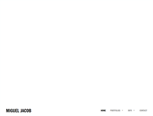 Tablet Screenshot of migueljacob.com